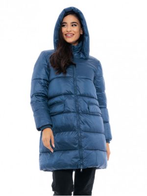 Μπουφάν Μακρύ Navy