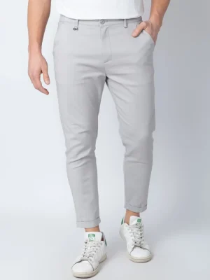 Παντελόνι Ανδρικό Γκρι Chino