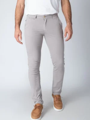 Παντελόνι Ανδρικό Γκρι Chino