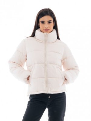 Μπουφάν Γυναικείο Κοντό Εκρού