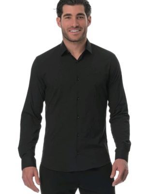 Πουκάμισο Ανδρικό Μαύρο