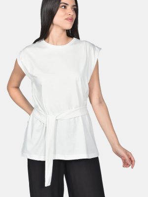 T-shirt Γυναικείο Λευκό Αμάνικο